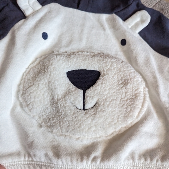 Carter's Polar Bear & Camo Fleece Set 12M - Picture 2 of 7